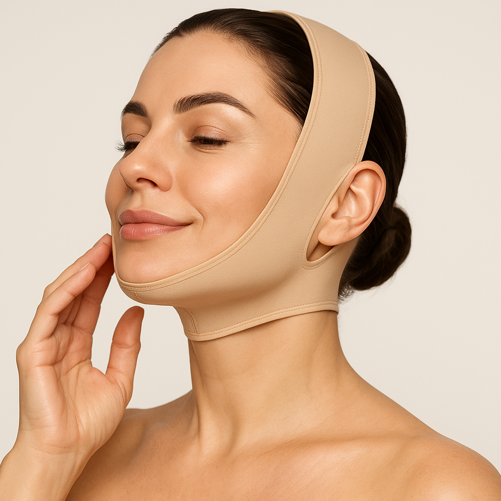 la gaine doit aussi passer derrière les oreilles